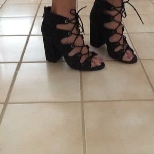 Lace-up heels from Guess